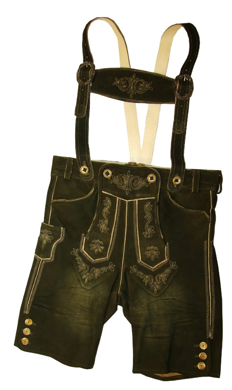 Lederhose Bayern Bua in grau main image 0