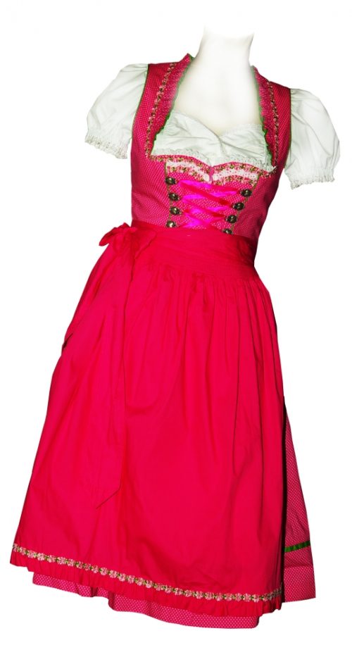 Dirndl Pinky Pink Weiss