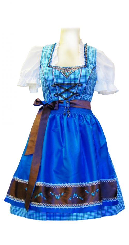 Dirndl Babsi Azur Türkis