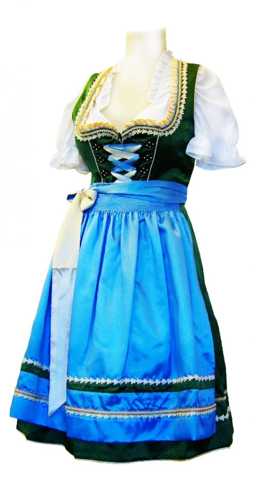 Dirndl Loni Grün Türkis