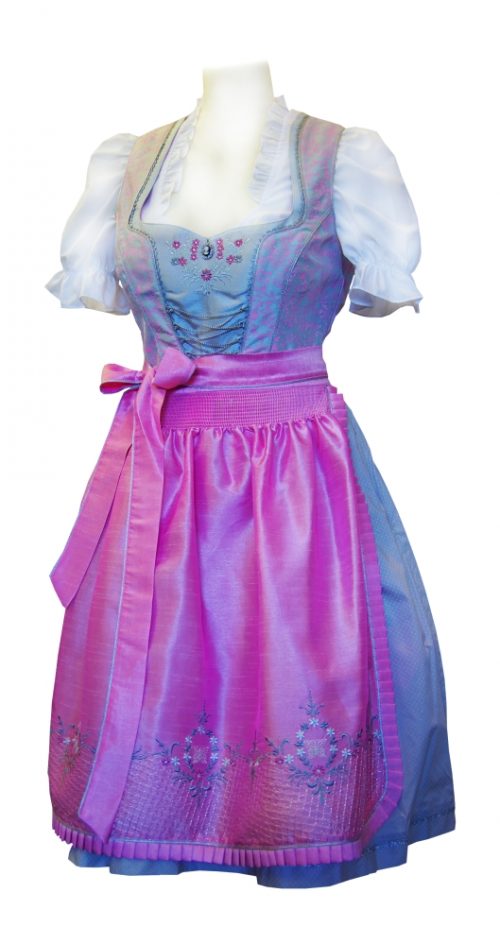 Dirndl Bejon Grau Rosa