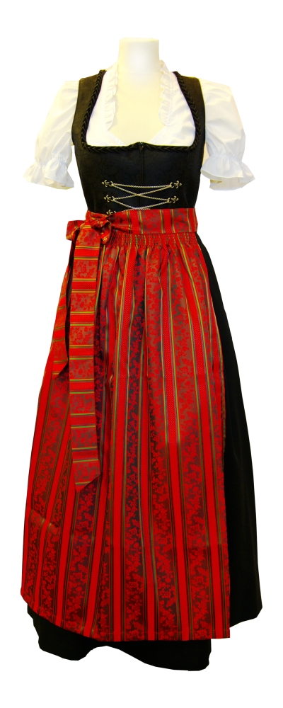 Dirndl Schürze rot