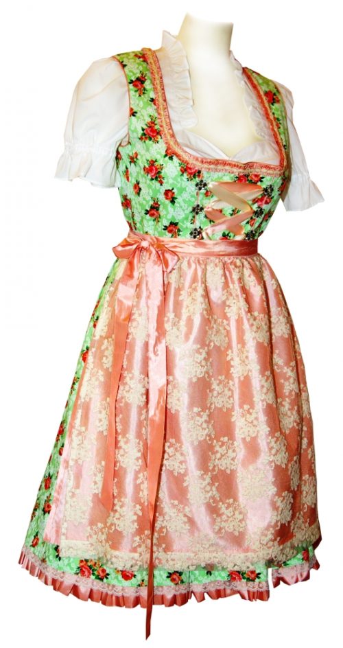 Dirndl Kimberli Mint Apricot