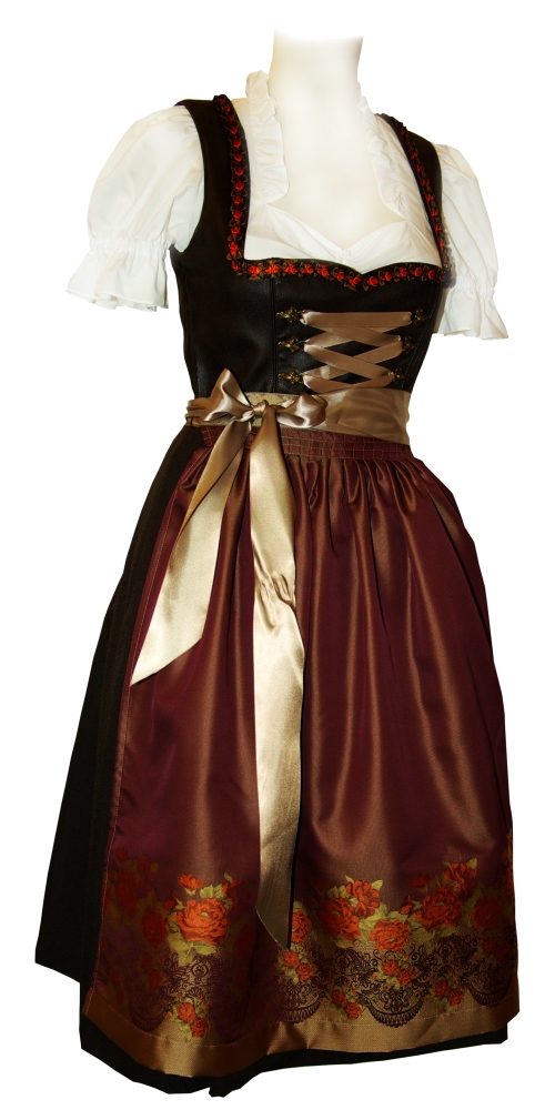 Dirndl Hirscherl Braun Rost