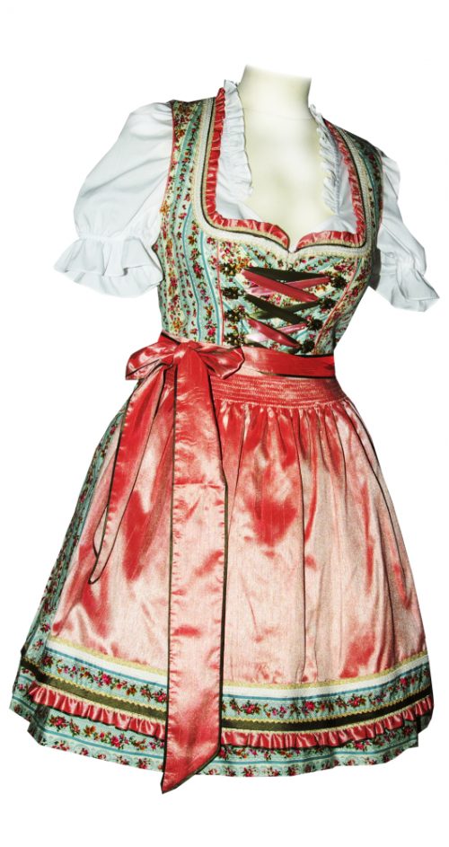 Dirndl Kerstin Mint Aprikot