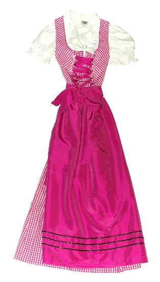 Dirndl Turi Pink Kariert