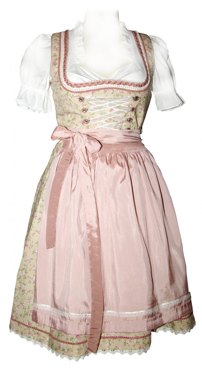 Dirndl Farry beige rosa