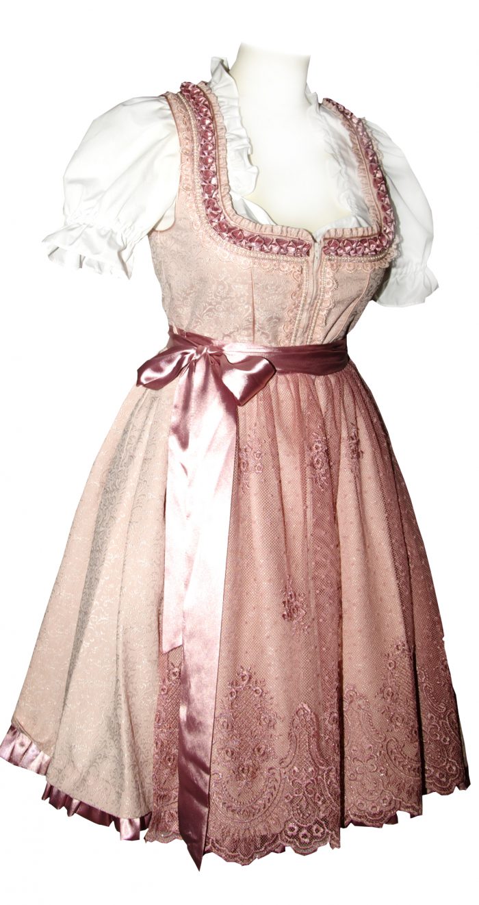 Dirndl kurz Funny rosa