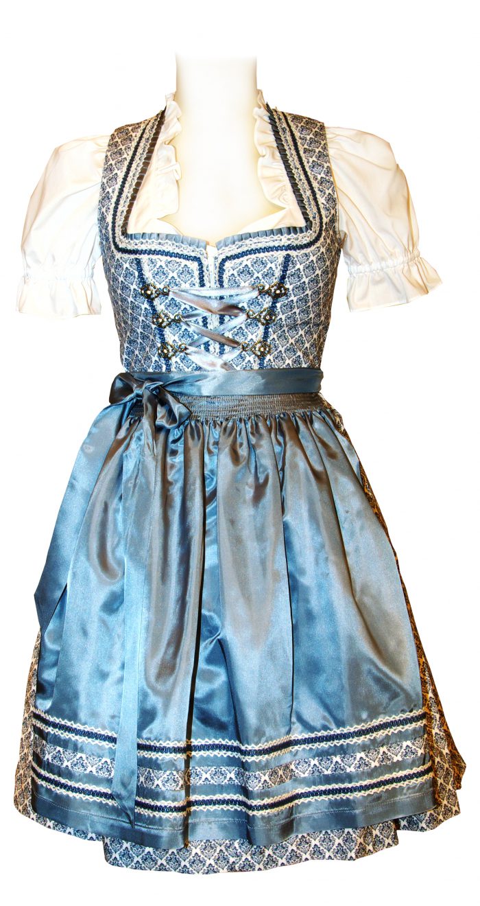 Dirndl Danella weiss blau