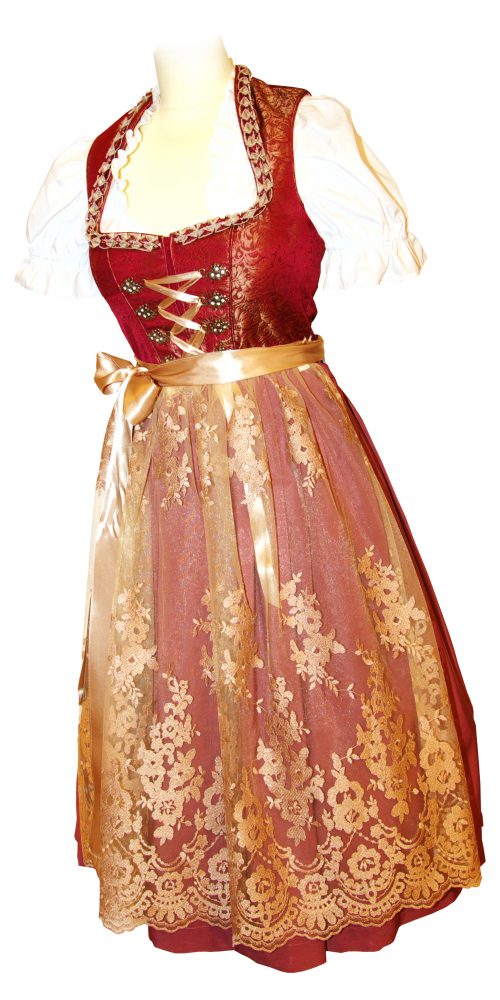 Dirndl Selina bordeaux