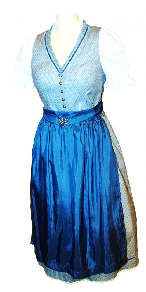 Dirndl Foska blau