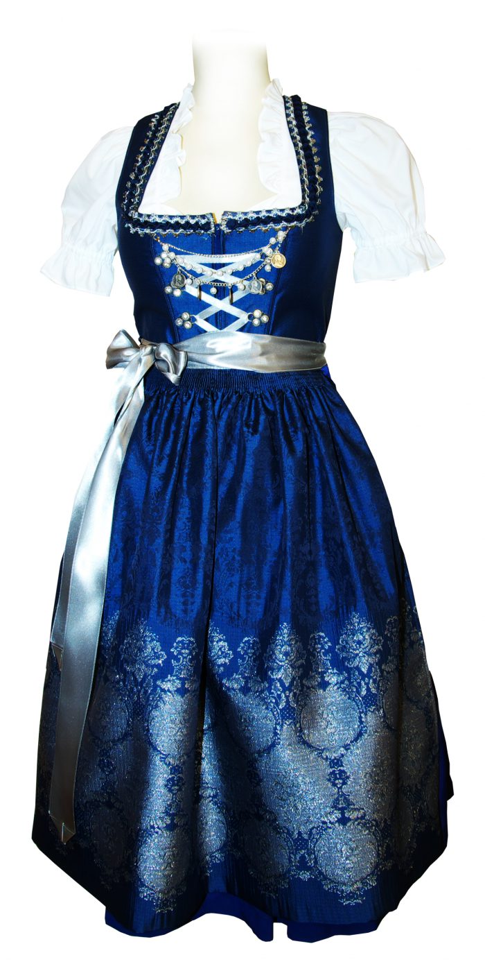 Dirndl Casmal dunkelblau